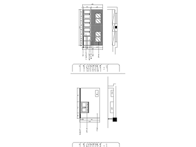 现代整体家装空间 大平层 施工图