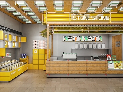 现代奶茶店 奶茶店 甜品店 咖啡店 奶油风 多巴胺风