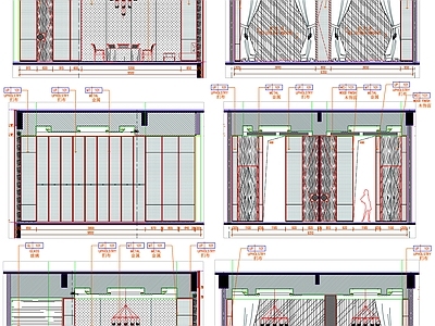 现代工装图库 工装立面 立面 立面图 工装 施工图 工装图库