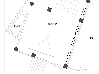 现代教室 美术教 施工图