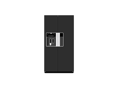 冰箱 现代 双开门 冰箱