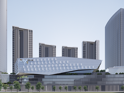 现代商场建筑 现代万象城商场 现代商业MALL 商业综合体