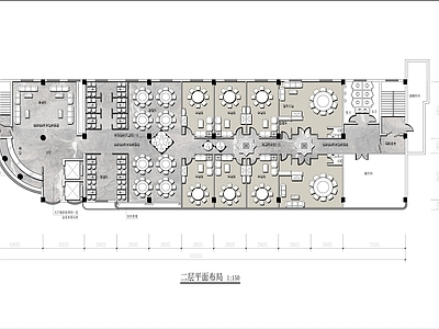现代新中式中餐厅 汉中酒楼 海鲜餐厅 包厢 施工图