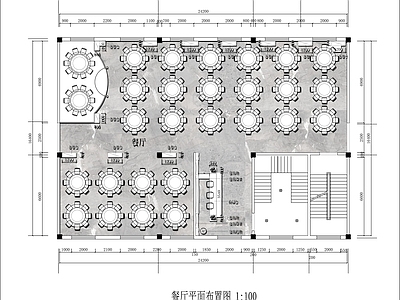 现代新中式中餐厅 特色中餐厅 施工图