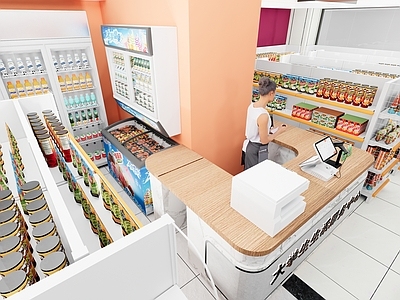 现代便利店 便利店 楼下超市 学生宿舍超市