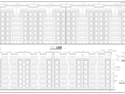 住宅楼建筑 住宅建筑 施工图