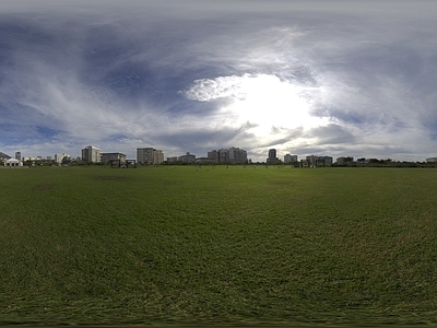 现代欧式户外HDR 大天空 城市外景