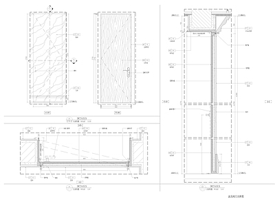 新中式中式门 瓷砖饰面 洁具 瓷砖洁具表大样 施工图