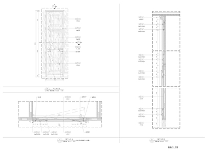 新中式中式门 隔断 施工图