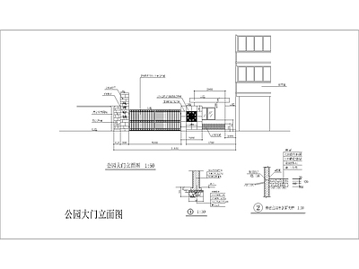 门 大 施工图