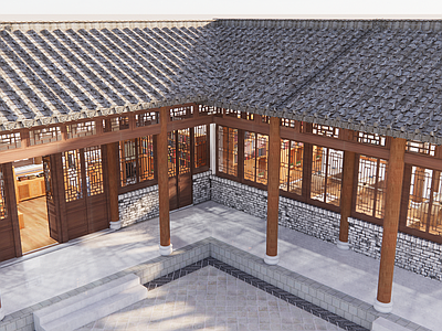 中式新中式其他公共空间 中式书院