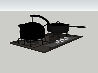 灶台 厨房用品 灶台 烧水壶 煤气灶台