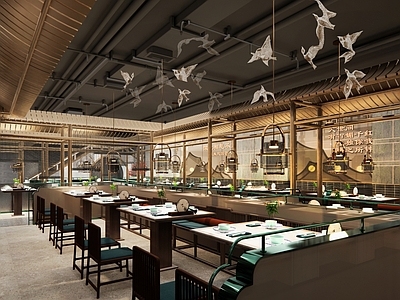 新中式现代中餐厅 淮扬菜餐饮 施工图