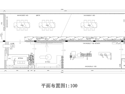 现代展厅 瓷砖展厅 展厅 平面图 施工图