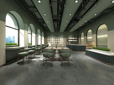 现代其他商业空间 面包店 甜点铺子 糕点房