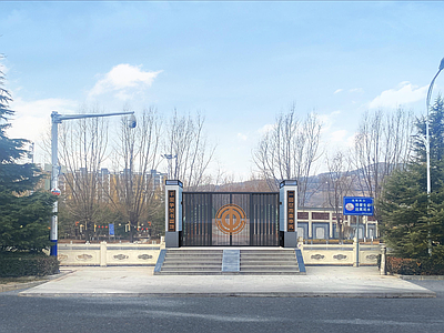 新中式入口大门 新中式大门