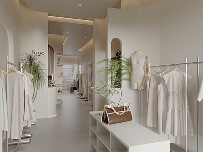 现代服装店 女装店 服装店 服装箱包店