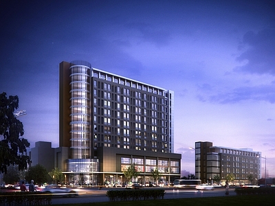 现代商场建筑 办公商业综合体 住宅 公寓 酒店 商场