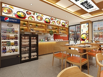 现代原木其他餐饮空间 韩式料理