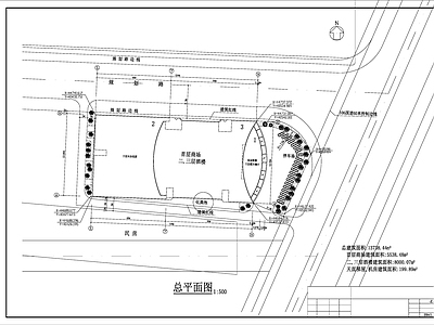 现代农贸市场建筑 商贸市场 施工图