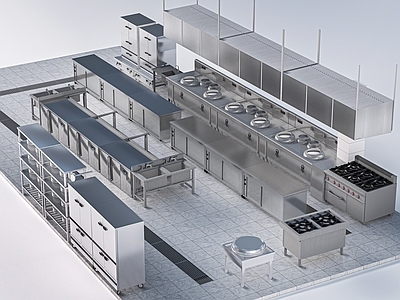厨具 现代后厨设备 后厨操作台 后厨器材