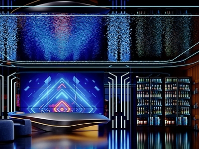 现代轻奢KTV 轻奢ktv大厅 ktv大厅 ktv 大厅 大堂