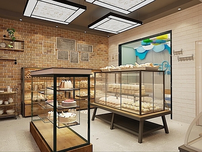 工业甜品面包店 蛋糕店 面包店 甜品店 烘焙店 糕点店