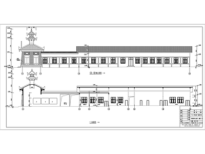 中式古建 峡江风格传统建筑 施工图