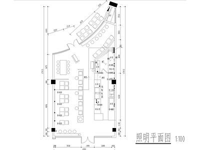 电气图 隐茶奶茶店水电 施工图