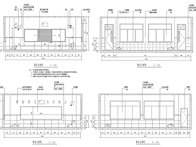 现代教室 乡村教室平立面施 施工图