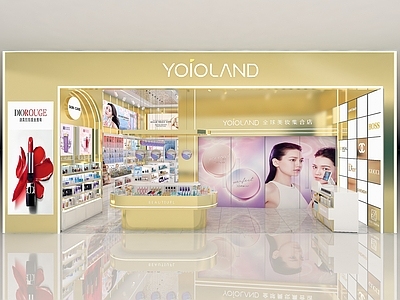 现代其他商业空间 店 美妆店 彩妆护肤 专卖店 商场店