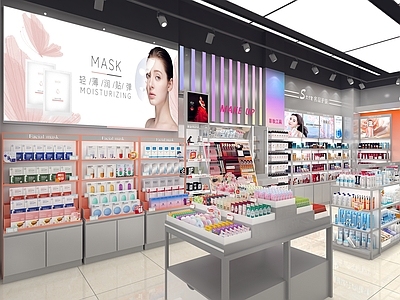 现代其他商业空间 店 美妆店 美容店 体验店 彩妆护肤洗护