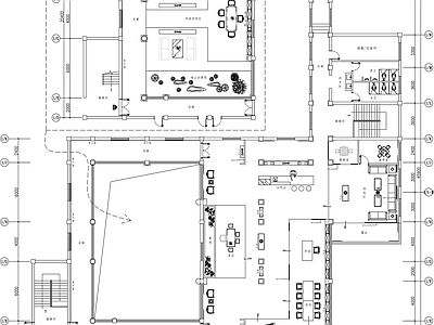 新中式现代其他文化空间 书画院 会所 施工图