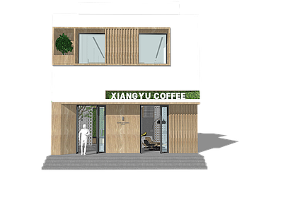 欧式简约茶餐厅 茶餐厅 室外室内 小清新