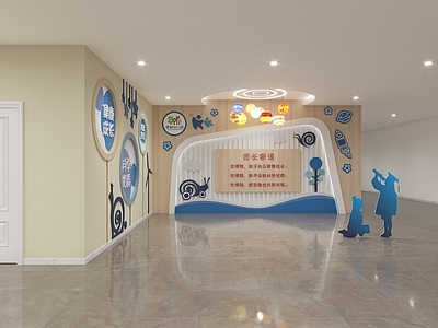 现代幼儿园 幼儿园教室 幼儿园大厅