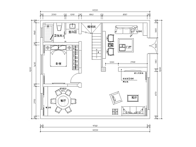 现代新中式住宅楼建筑 原创设计家装工装 办公空间设计 平立剖 新中式现代法式 整套图纸 施工图