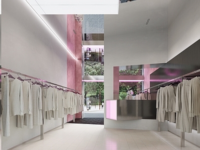 现代极简服装店 女装店