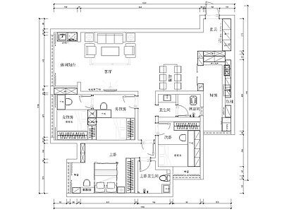 现代新中式住宅楼建筑 平立剖 原创设计家装工装 办公空间设计 设计 新中式现代法式 施工图