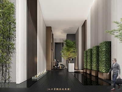 现代售楼处 深圳亚太半山樾府 含方案实景 施工图