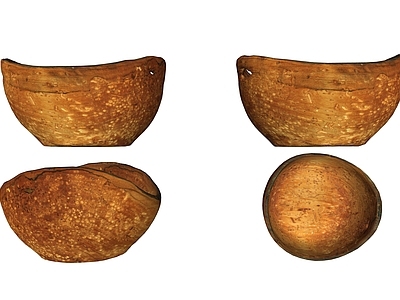 厨房用品组合 木碗 木制碗碗 厨具用品 用品