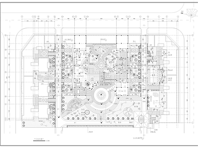 景观平面图 某小区绿化规划 施工图