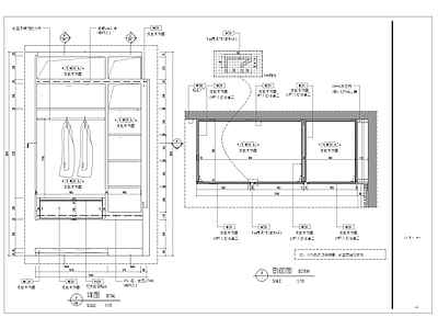 现代柜子 CA 施工图