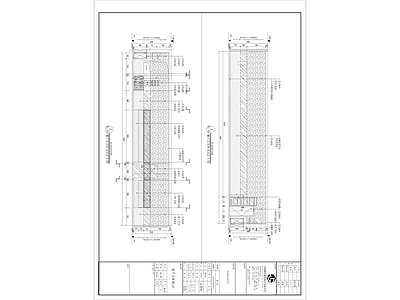 现代法式住宅楼建筑 住宅立面图 施工图