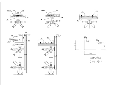 钢结构 某工厂网架结构 施工图