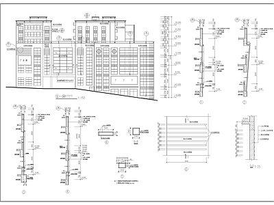 现代其他公共建筑 农贸菜市场建施 施工图