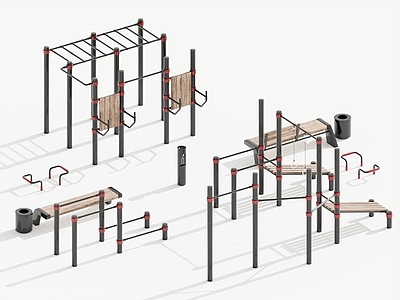 娱乐器材组合 户外运动器材 公共设备