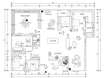 现代住宅楼建筑 家装设计整套图纸 施工图