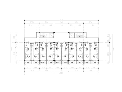现代其他公共建筑 康养公寓 康养公馆 康养护理单元 施工图