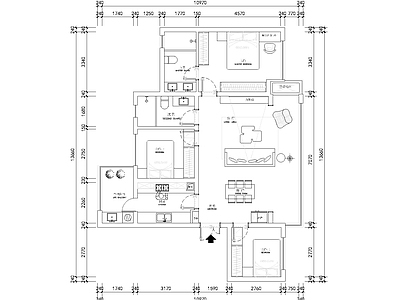 现代住宅楼建筑 家装设计 自建房 施工图