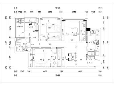 现代新中式住宅楼建筑 人才公寓 自建房 施工图